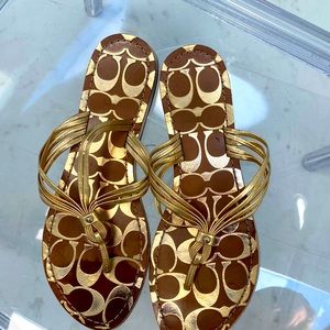 Like new Authentic Coach sandals